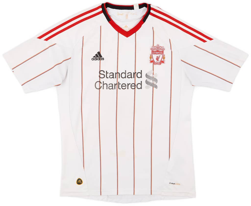 2010-11 Liverpool Away Shirt Gerrard #8 - 5/10 - (L)