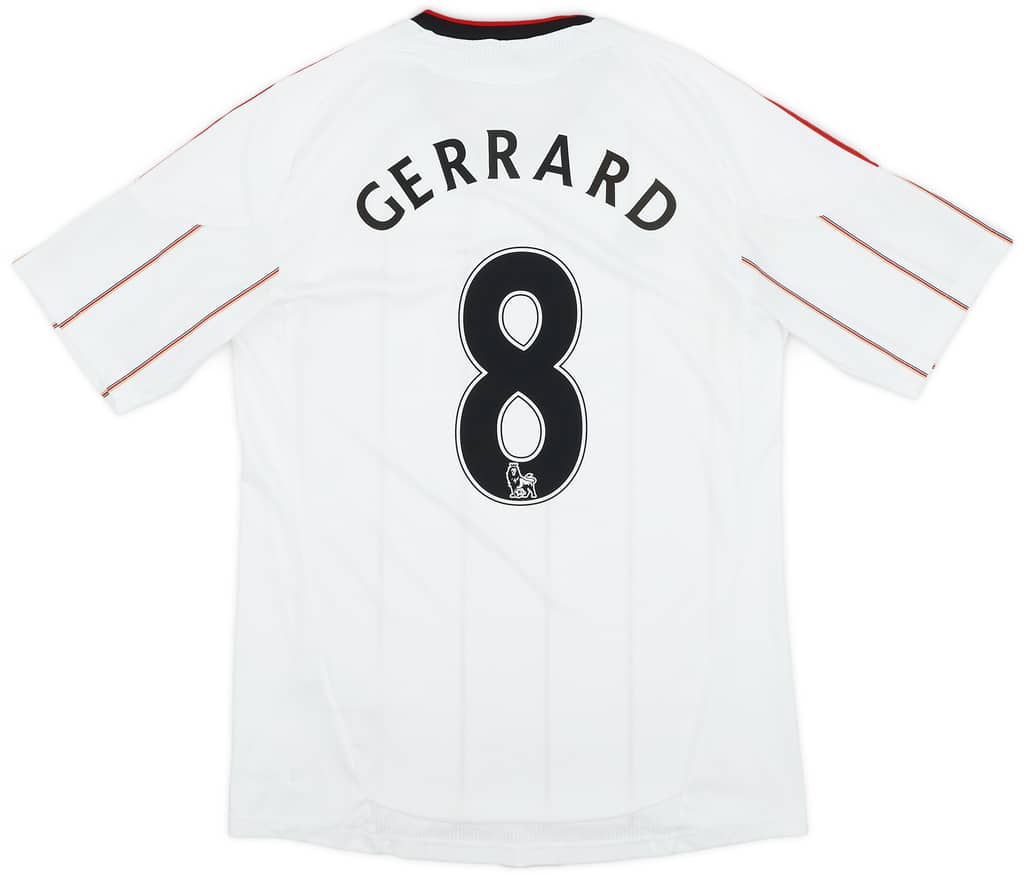 2010-11 Liverpool Away Shirt Gerrard #8 - 5/10 - (M)