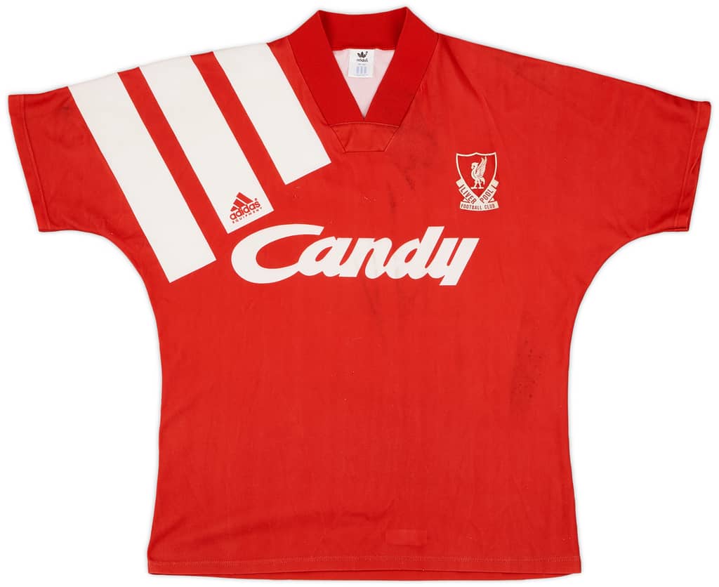 1991-92 Liverpool Home Shirt - 6/10 - (M)