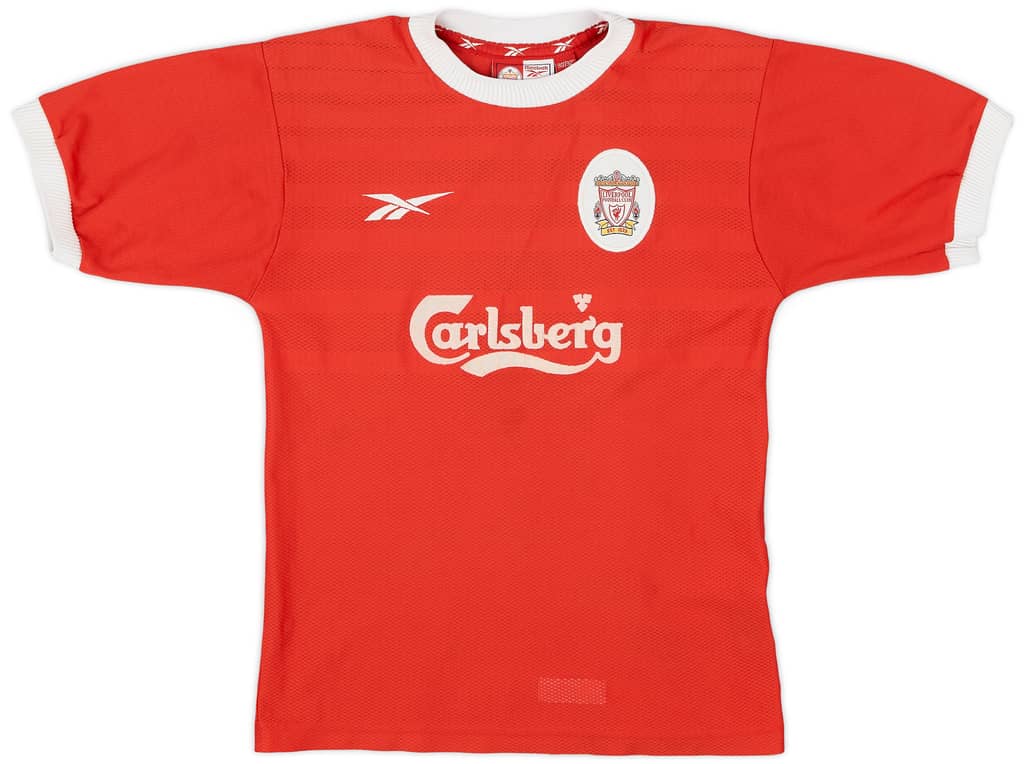 1998-00 Liverpool Home Shirt - 7/10 - (L.Boys)