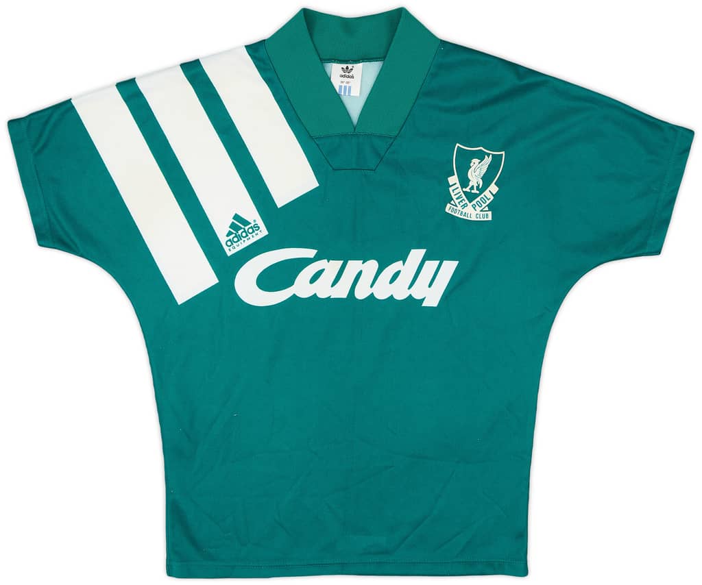 1991-92 Liverpool Away Shirt - 9/10 - (M.Boys)