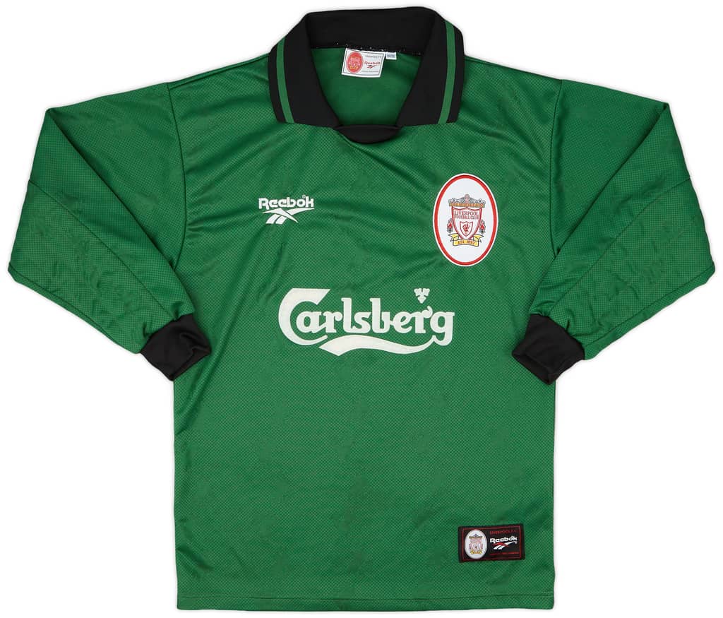 1996-97 Liverpool GK Shirt - 9/10 - (S)