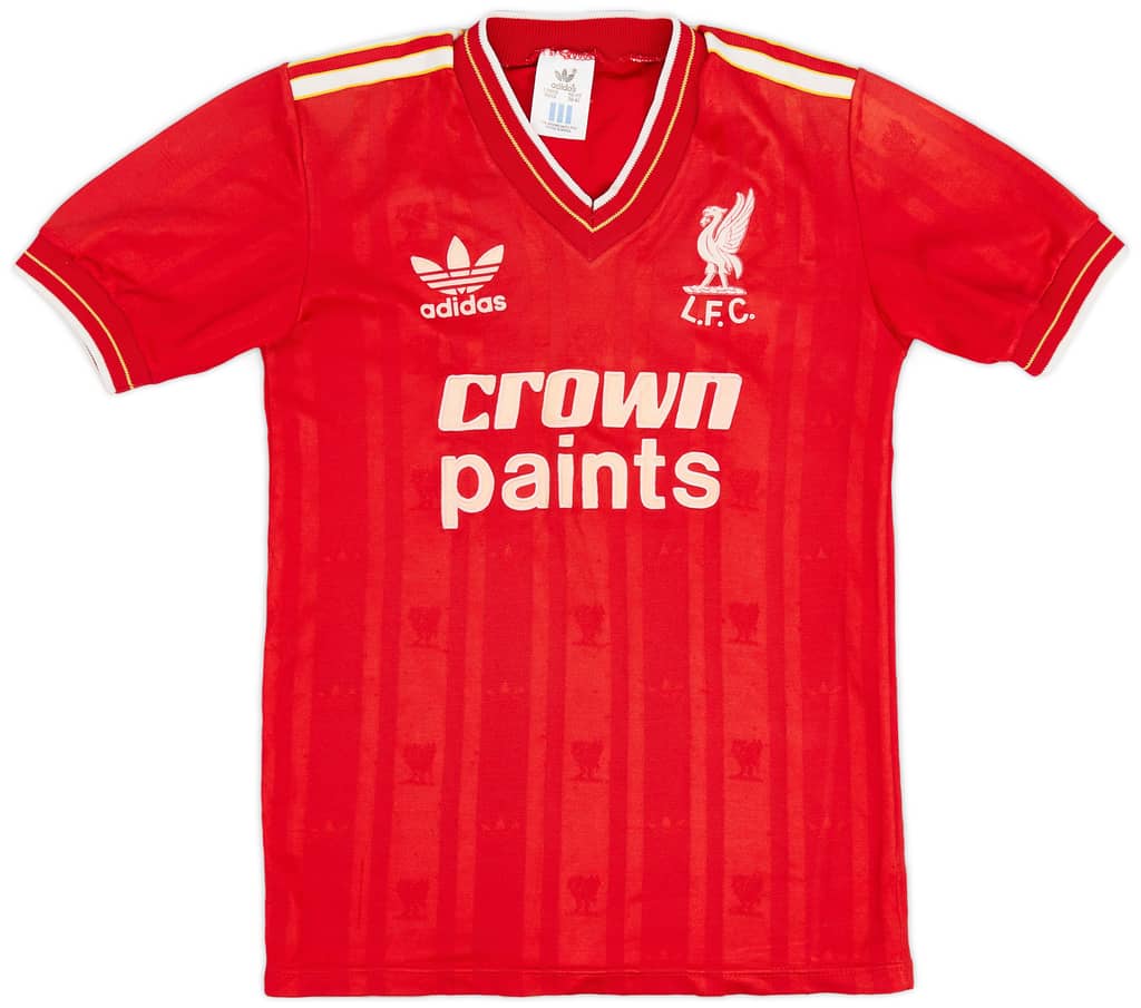 1985-87 Liverpool Home Shirt - 8/10 - (L.Boys)