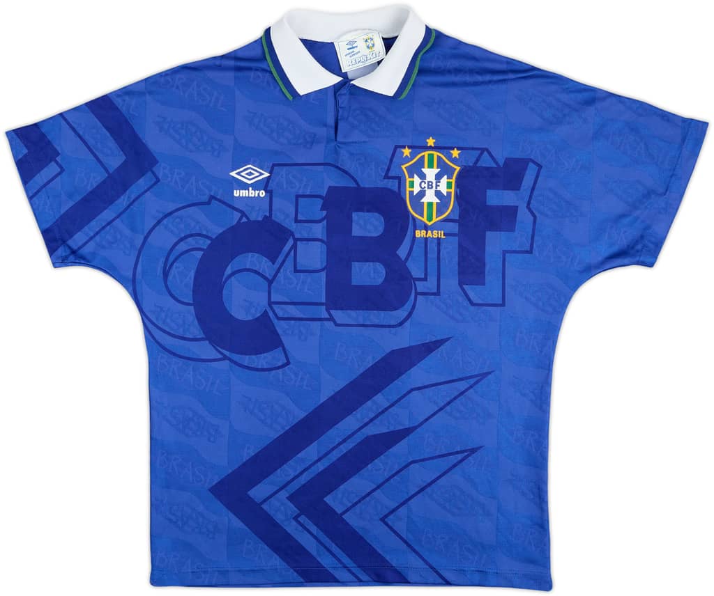 1991-93 Brazil Away Shirt - 5/10 - (L)