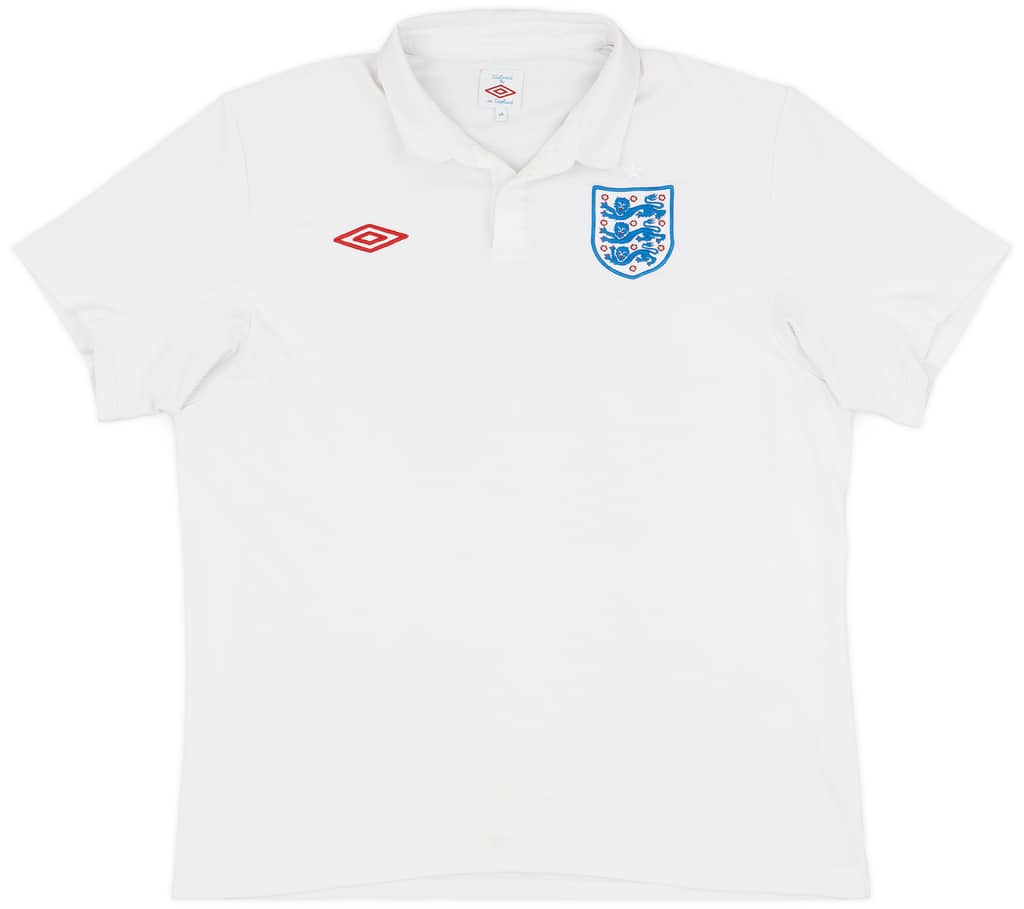 2009-10 England Home Shirt - 5/10 - (XL)