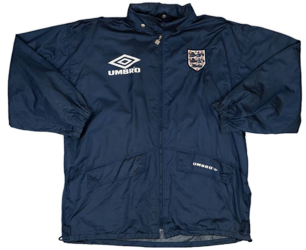 1996-98 England Umbro Track Jacket - 6/10 - (L)