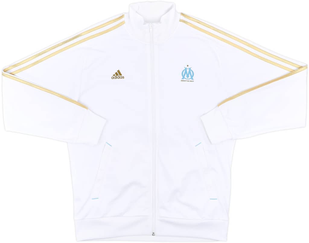 2011-12 Olympique Marseille adidas Track Jacket - 9/10 - (M)