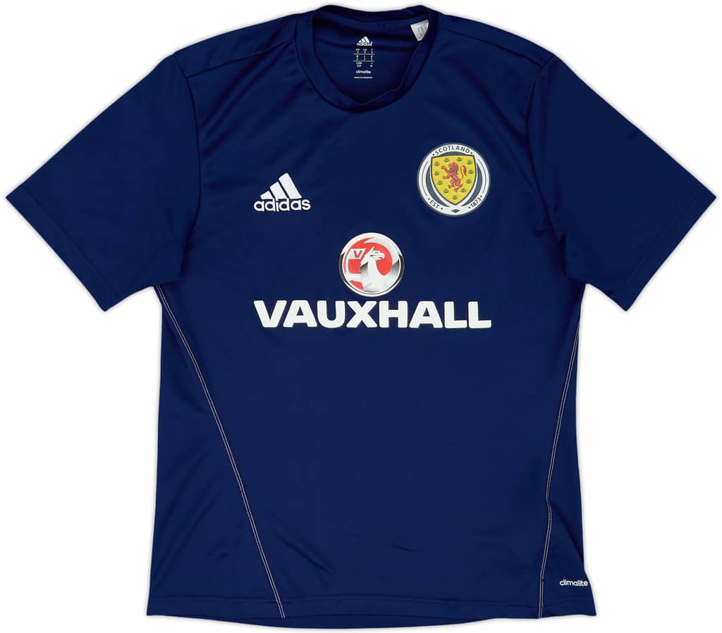 2014 Scotland adidas Training Shirt - 10/10 - (S)