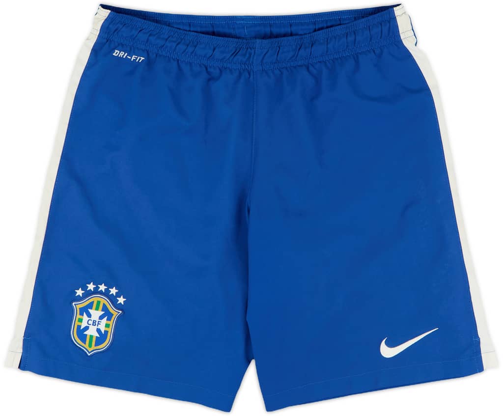 2010-11 Brazil Home Shorts - 7/10 - (S)