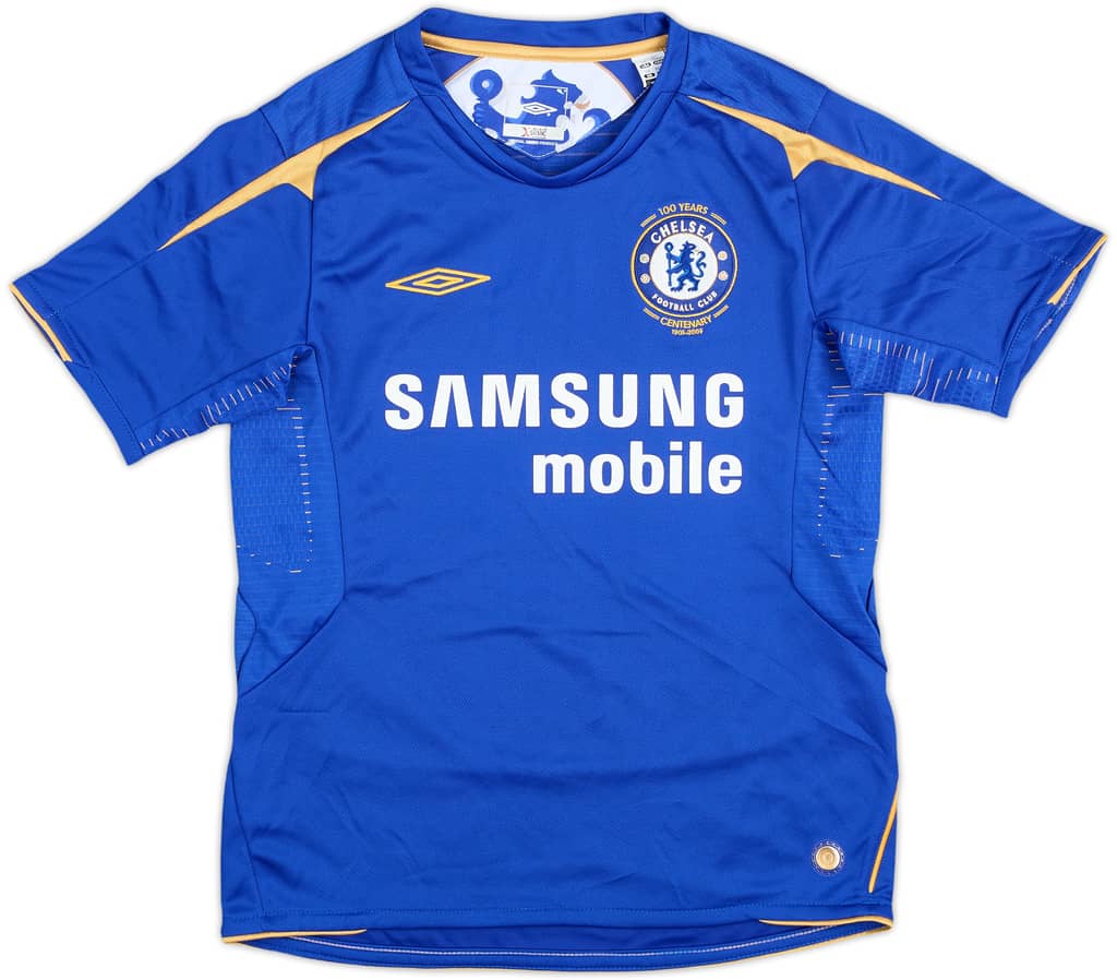2005-06 Chelsea Centenary Home Shirt - 7/10 - (6-7 Years)