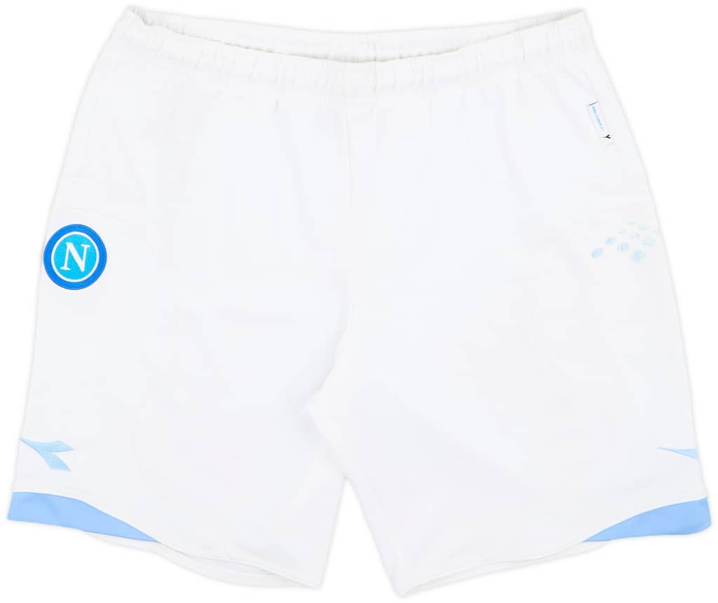 2007-08 Napoli Home Shorts - 7/10 - (M)