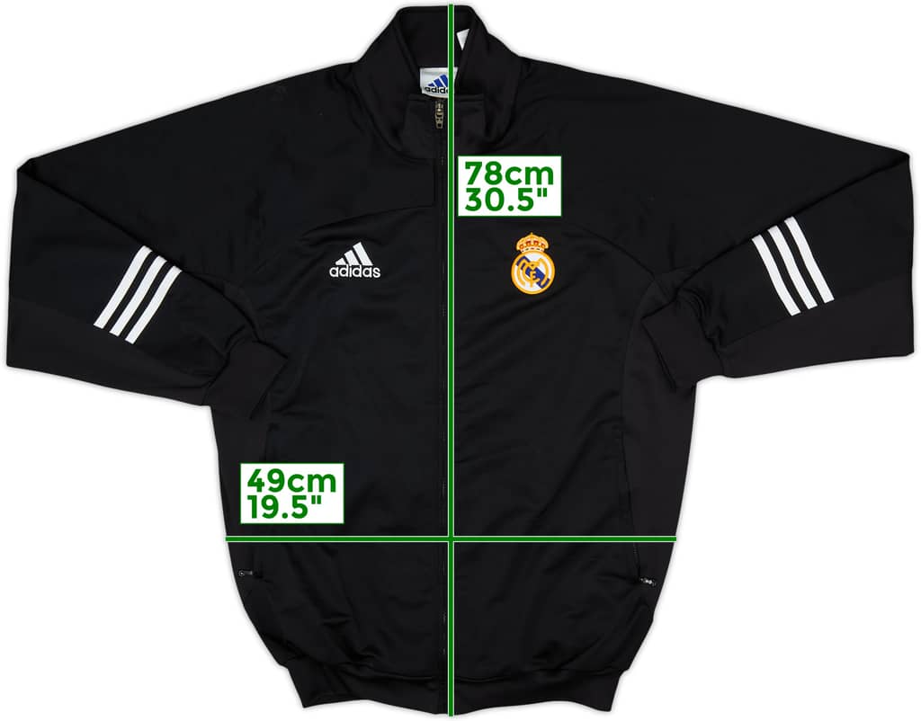 2001-02 Real Madrid adidas Track Jacket - 7/10 - (M)