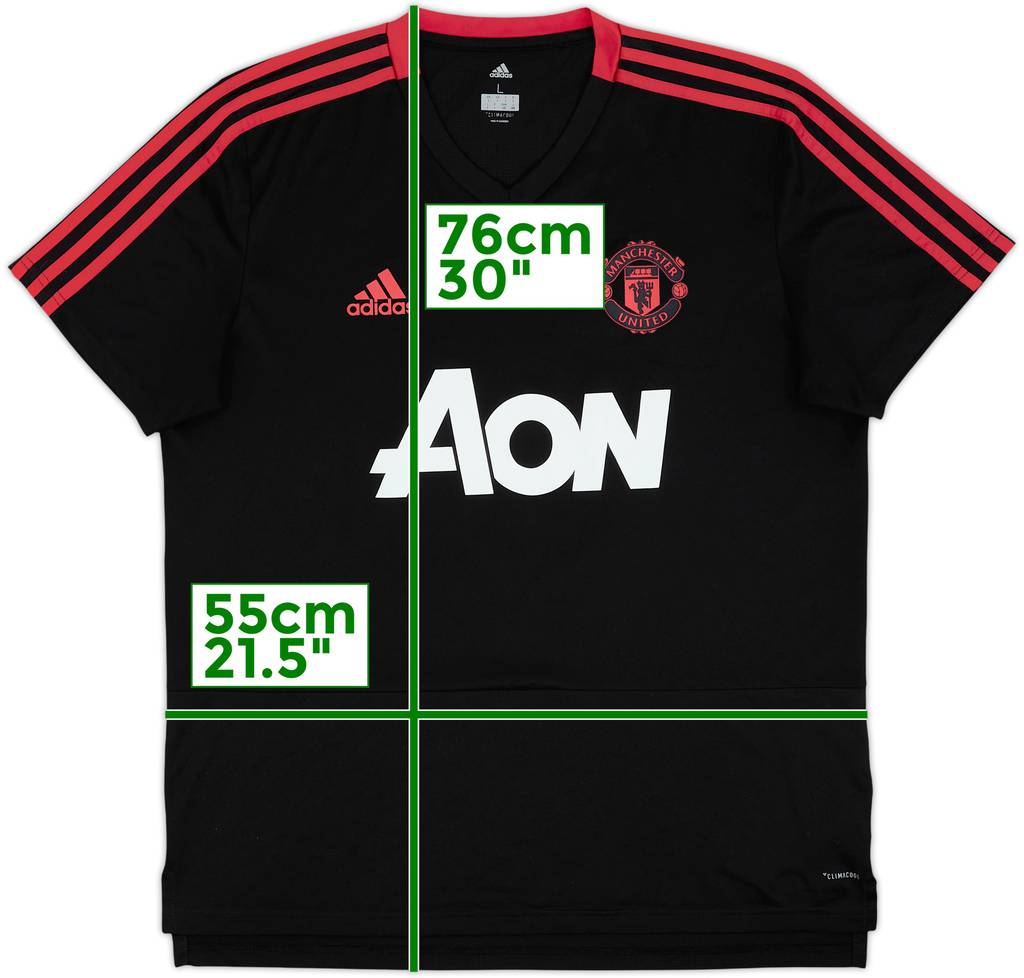 2018-19 Manchester United adidas Training Shirt - 8/10 - (L)
