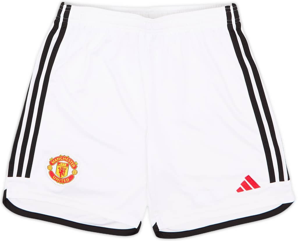 2023-24 Manchester United Home Shorts - 7/10 - (XL.Boys)