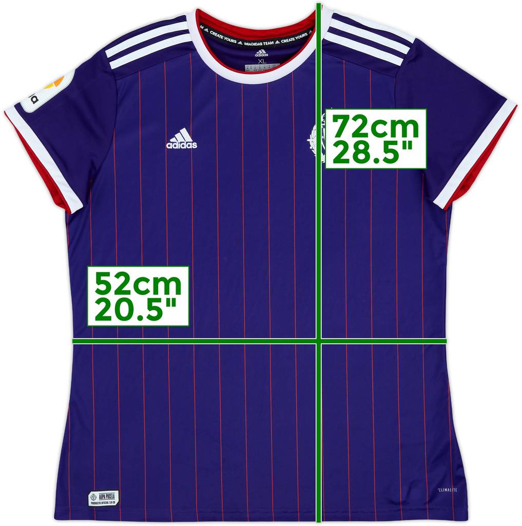 2019-20 Real Valladolid Away Shirt - 8/10 - (Women's XL)