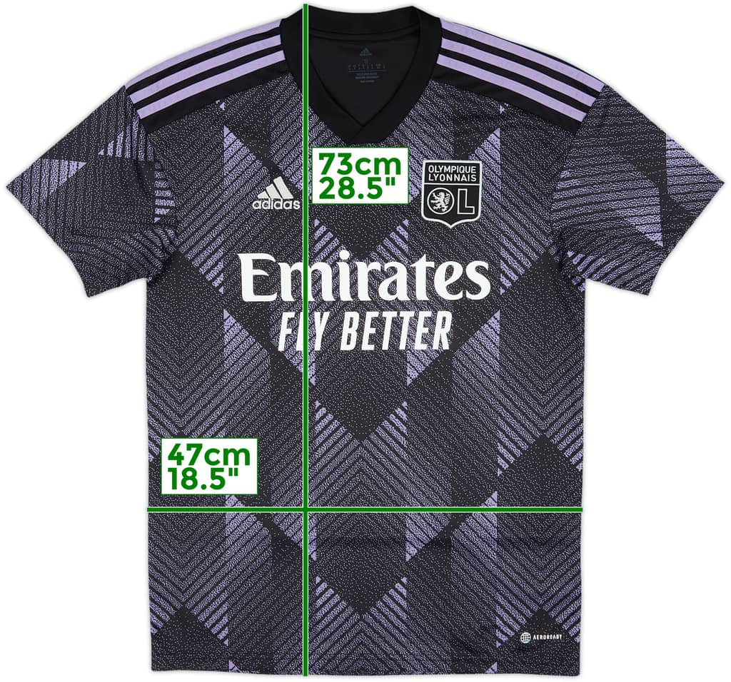 2022-23 Lyon Third Shirt - 10/10 - (S)