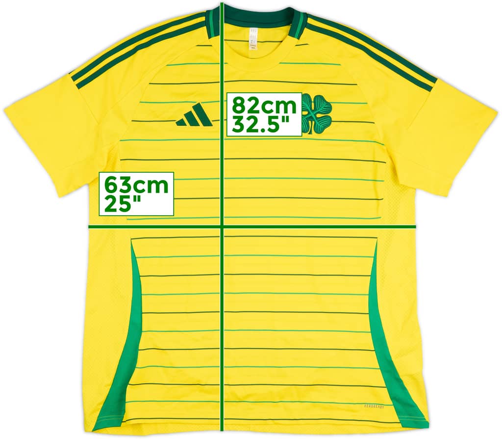 2024-25 Celtic Away Shirt - 10/10 - (XXL)