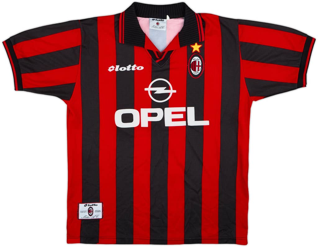 1997-98 AC Milan Home Shirt - 5/10 - (L)