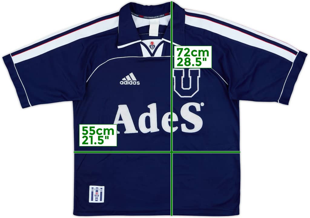 1999-00 Universidad de Chile Away Shirt - 4/10 - (L)