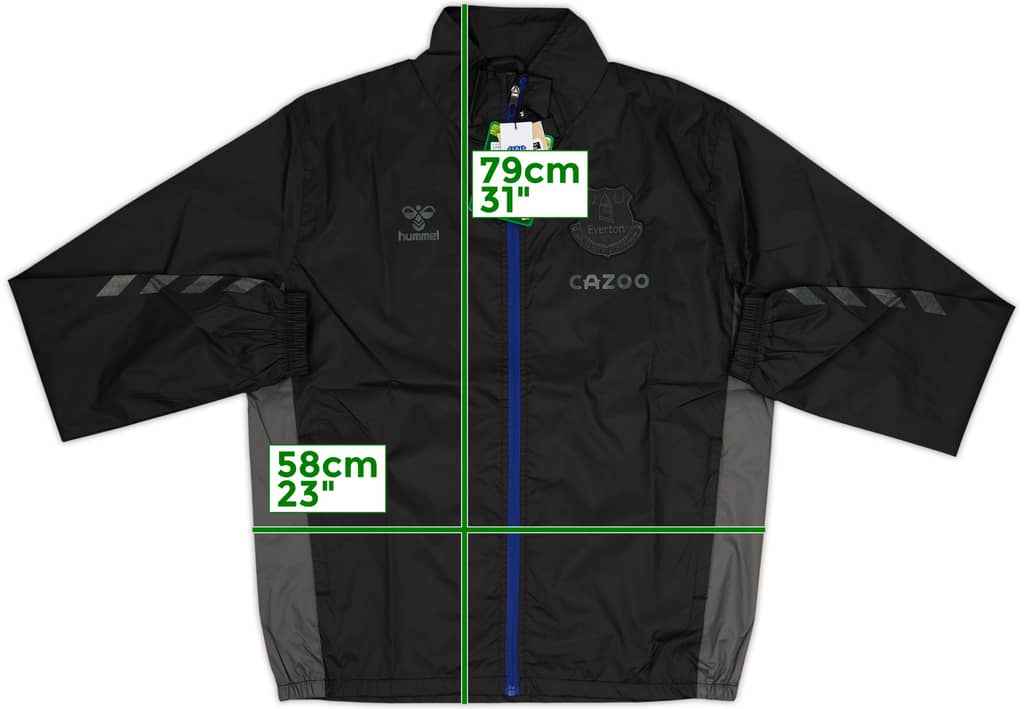 2021-22 Everton Hummel Rain Jacket (L)