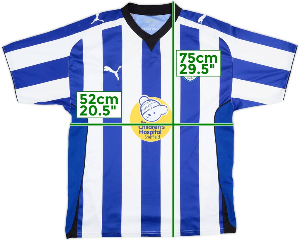 2009-10 Sheffield Wednesday Home Shirt - 6/10 - (M)