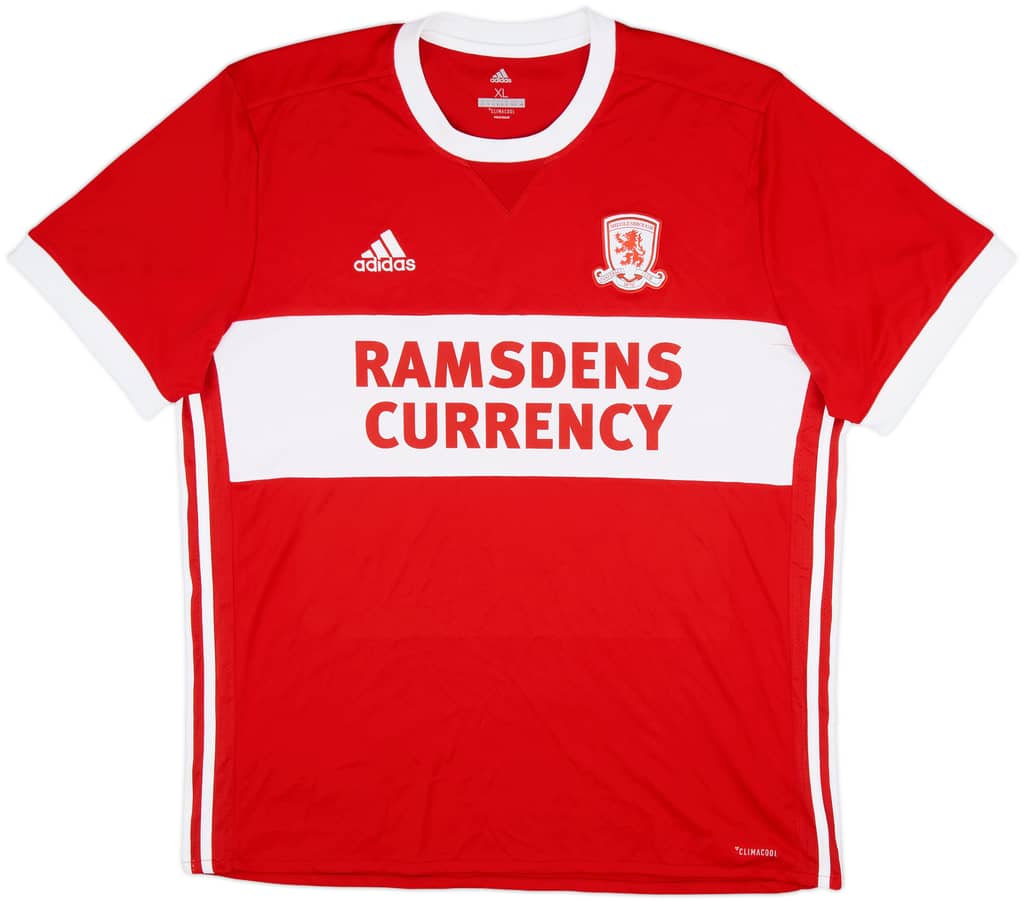 2017-18 Middlesbrough Home Shirt - 10/10 - (XL)