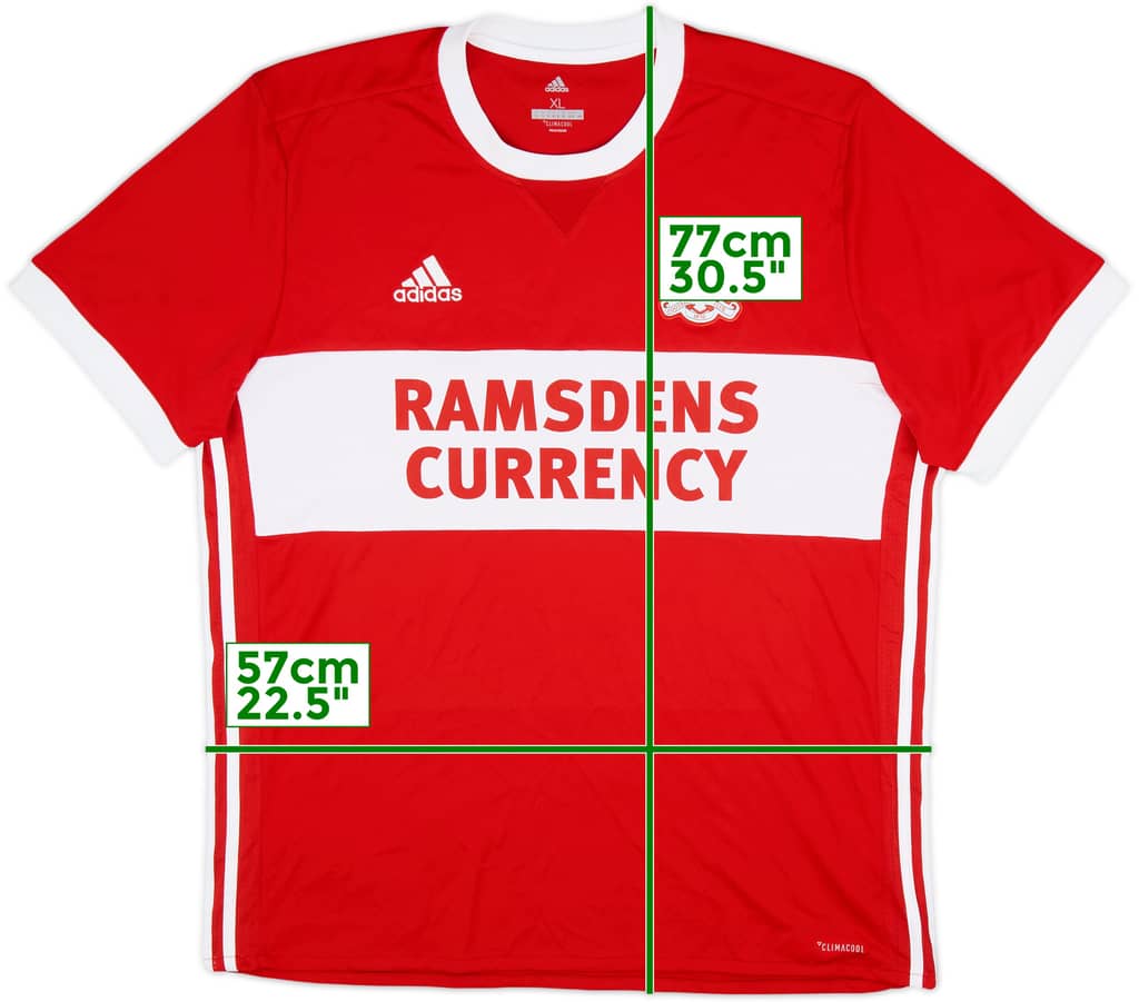 2017-18 Middlesbrough Home Shirt - 10/10 - (XL)