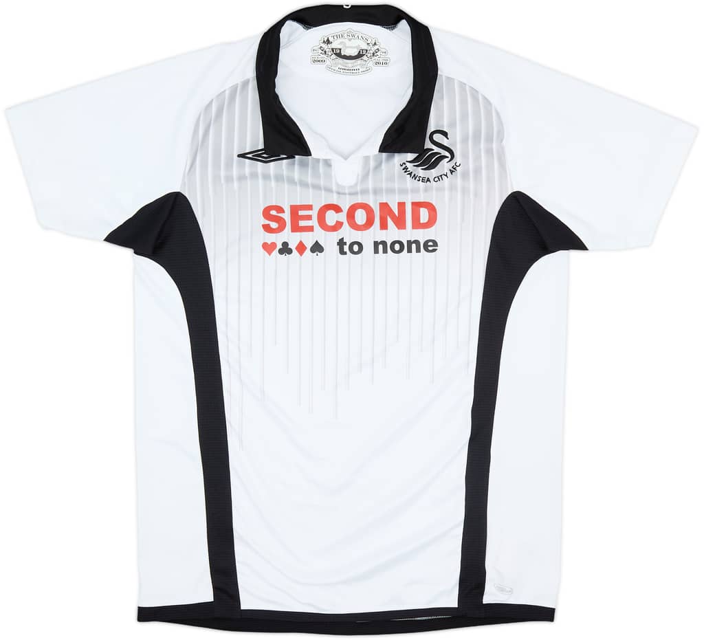 2009-10 Swansea Home Shirt - 8/10 - (XL.Boys)