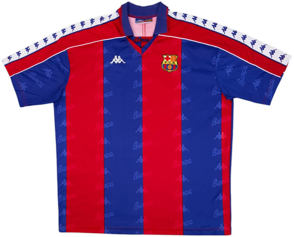 1992-95 Barcelona Home Shirt - 9/10 - (XL)