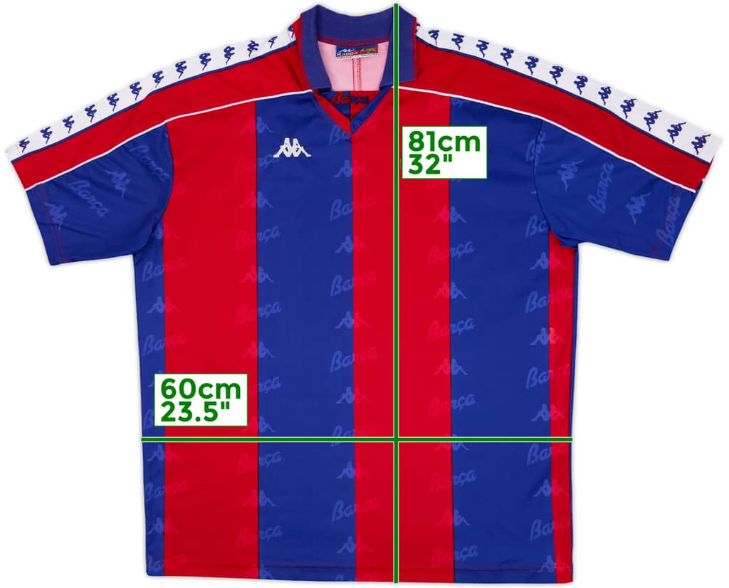 1992-95 Barcelona Home Shirt - 9/10 - (XL)