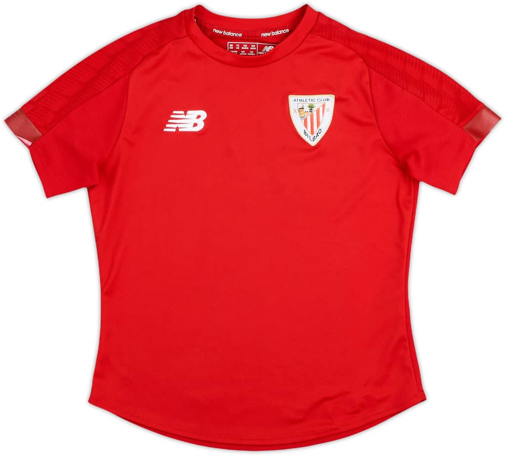 2017-18 Athletic Bilbao New Balance Training Shirt - 10/10 - (S.Boys)