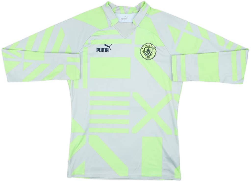 2022-23 Manchester City Puma Pre-Match Sweat Top - 9/10 - (S)