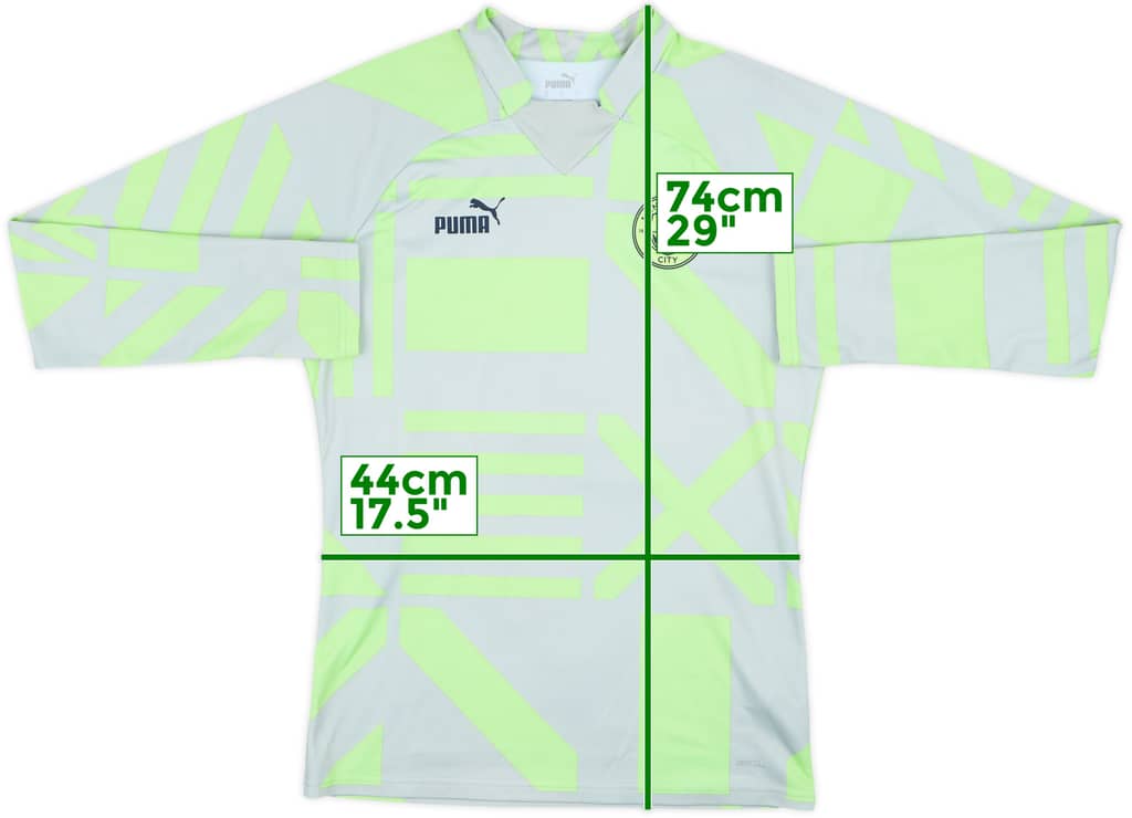 2022-23 Manchester City Puma Pre-Match Sweat Top - 9/10 - (S)