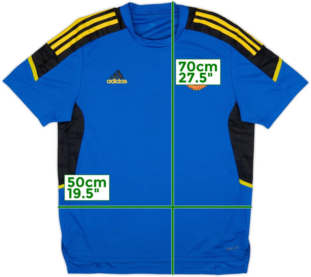 2021-22 Manchester United adidas Training Shirt - 6/10 - (L)