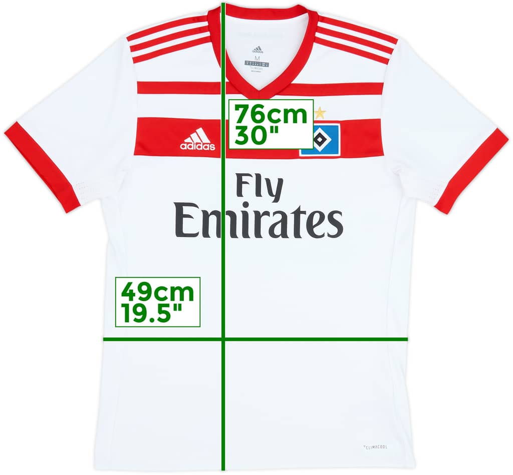 2017-18 Hamburg Home Shirt - 9/10 - (M)