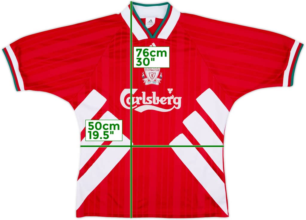 1993-95 Liverpool Home Shirt - 8/10 - (L)
