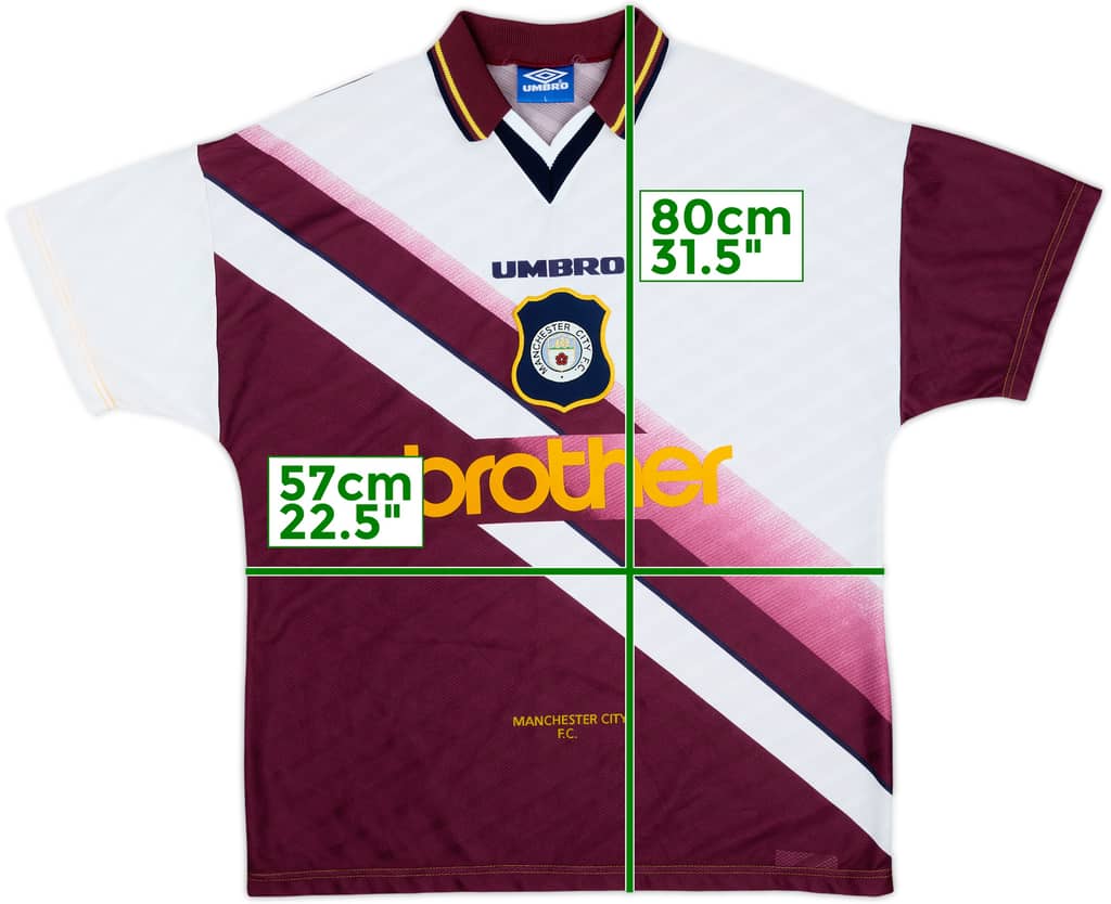 1996-97 Manchester City Away Shirt - 10/10 - (L)