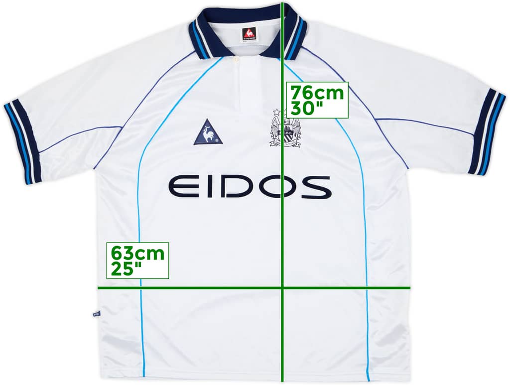 1999-00 Manchester City Away Shirt - 10/10 - (XL)