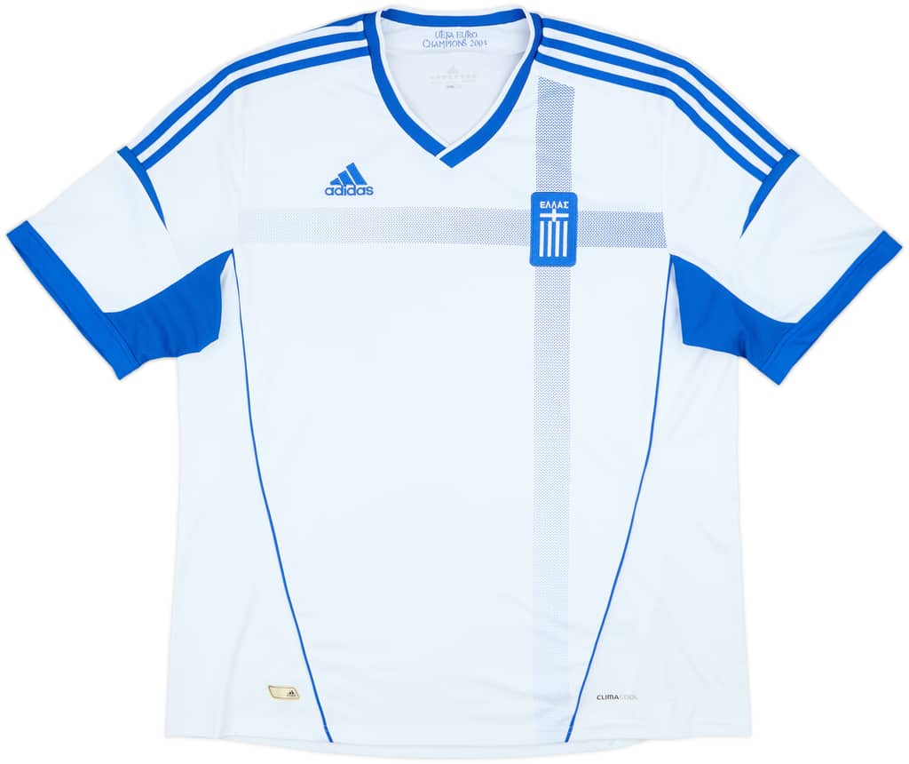 2012-13 Greece Home Shirt - 8/10 - (XXL)