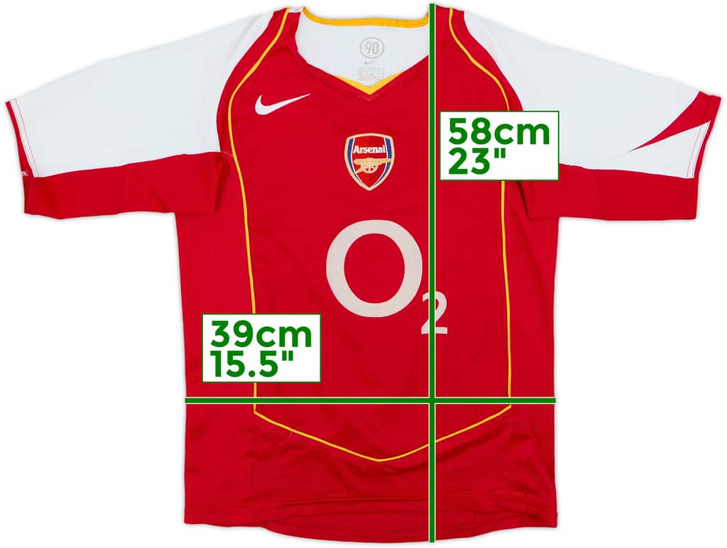 2004-05 Arsenal Home Shirt - 6/10 - (M.Boys)