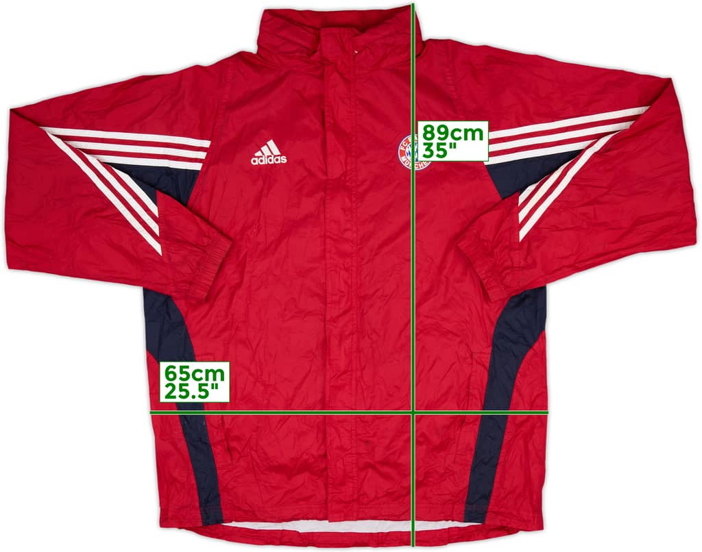 2003-04 Bayern Munich adidas Hooded Rain Jacket - 7/10 - (L/XL)