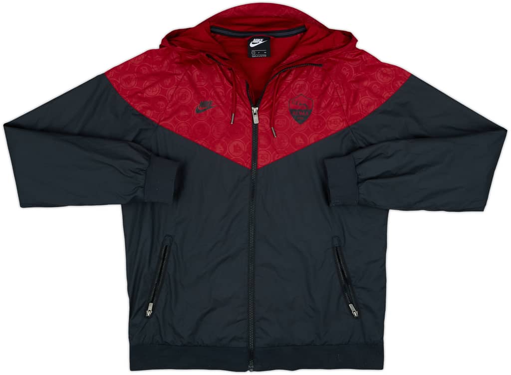 2019-20 Roma Nike Hooded Track Jacket - 7/10 - (S)