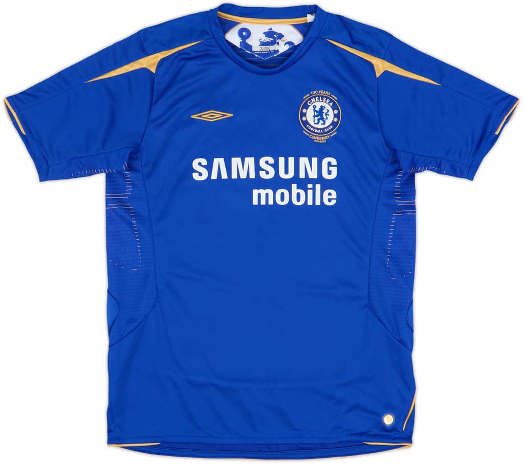 2005-06 Chelsea Centenary Home Shirt Drogba #15 - 8/10 - (XL.Boys)