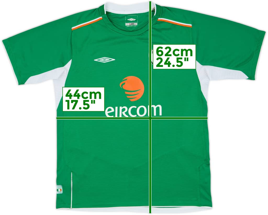 2004-06 Ireland Home Shirt - 9/10 - (L.Boys)