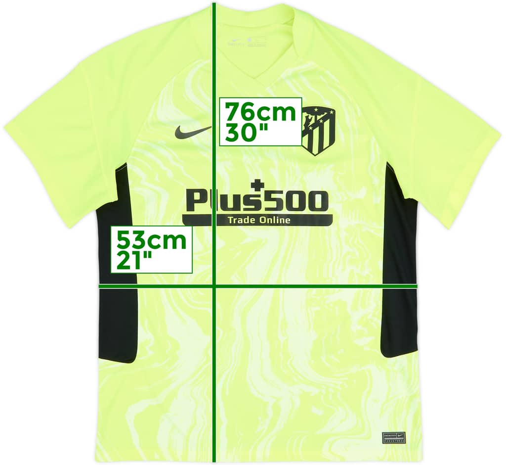 2020-21 Atletico Madrid Third Shirt - 8/10 - (L)