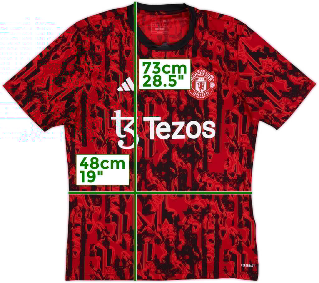 2023-24 Manchester United adidas Training Shirt - 4/10 - (M)