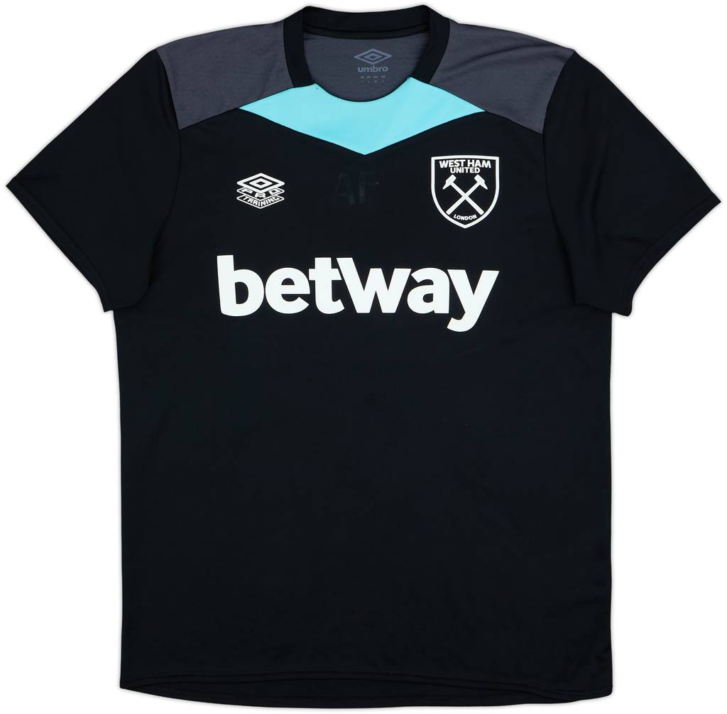 2021-22 West Ham Staff Issue Umbro Training Shirt 'AF' - 4/10 - (L)