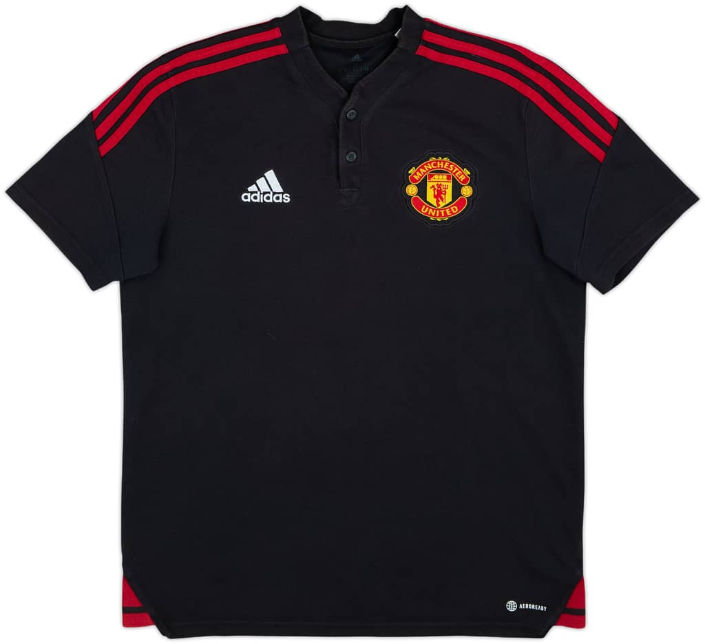 2022-23 Manchester United adidas Polo Shirt - 8/10 - (M)