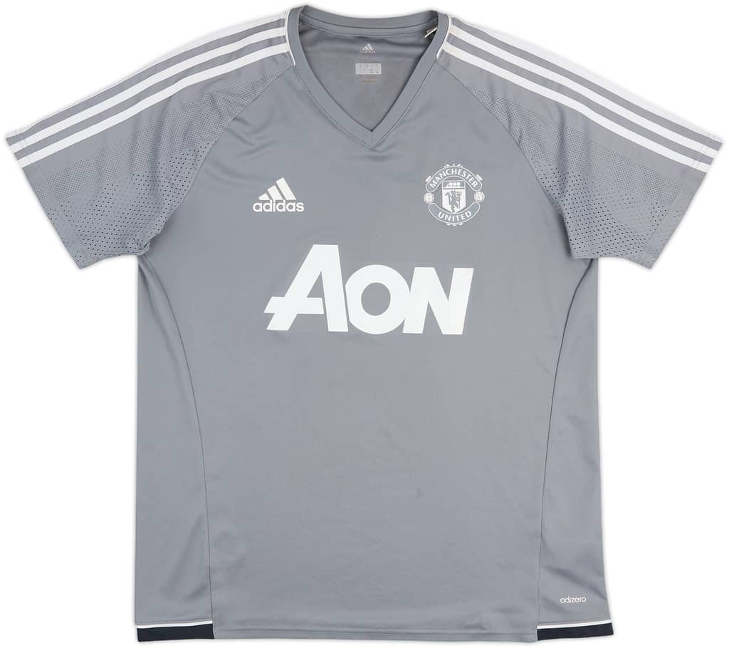 2017-18 Manchester United adidas Training Shirt - 7/10 - (L)