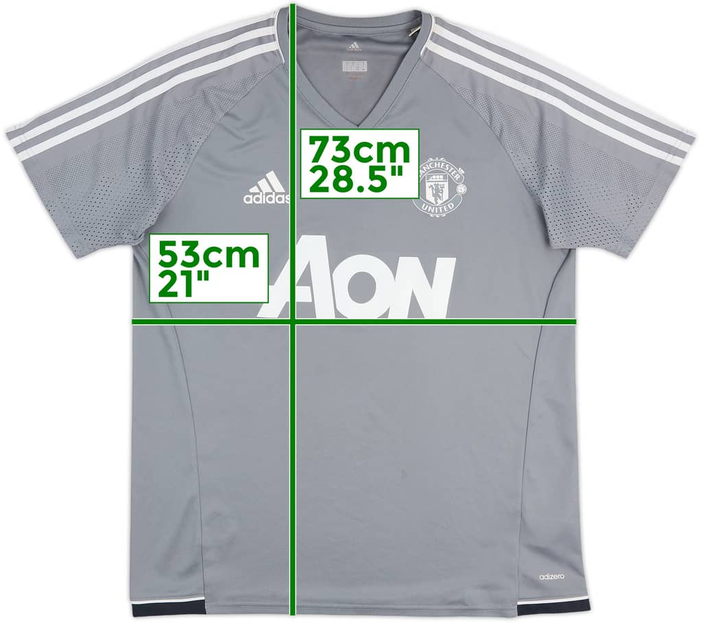 2017-18 Manchester United adidas Training Shirt - 7/10 - (L)